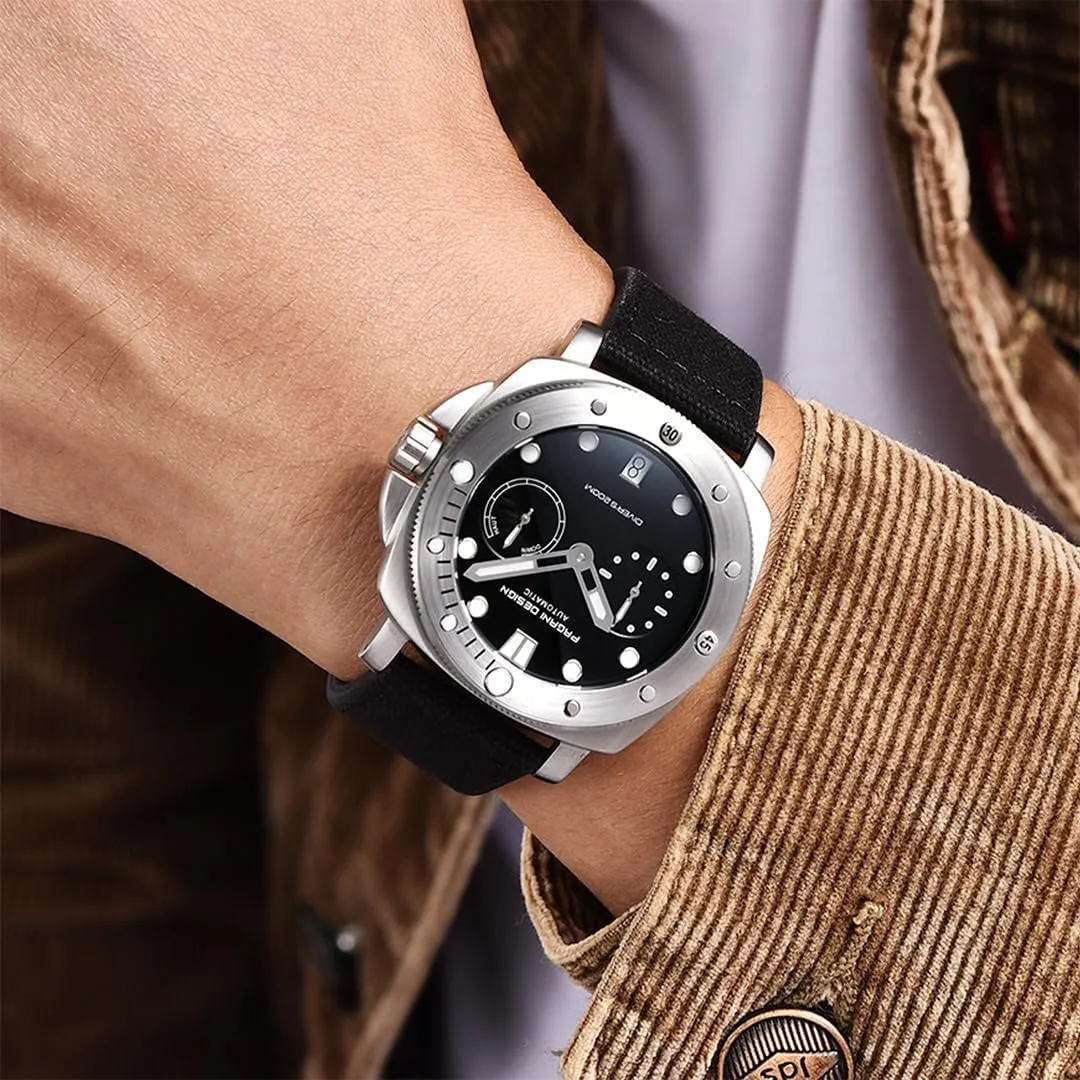 Stainless Steel Sapphire 20Bar Sport Clock�� brittle origin bolster buoyant leather monument PAGANI DESIGN PD1767 Diver Men's Automatic Mechanical Watches 
