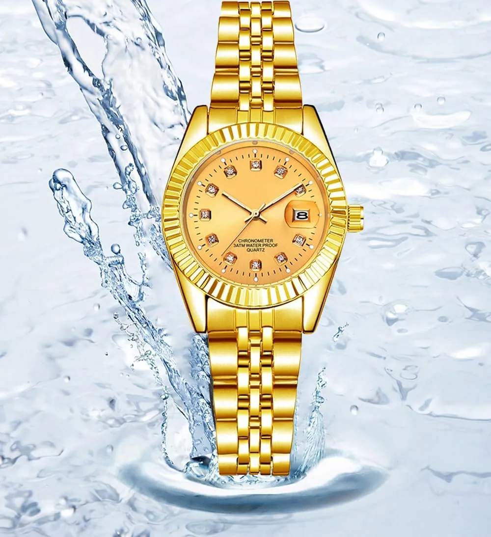 Stainless Steel Waterproof reap Quartz Analog Watch Fashion Ladies Wrist Watches Women Watch Classic Silver 