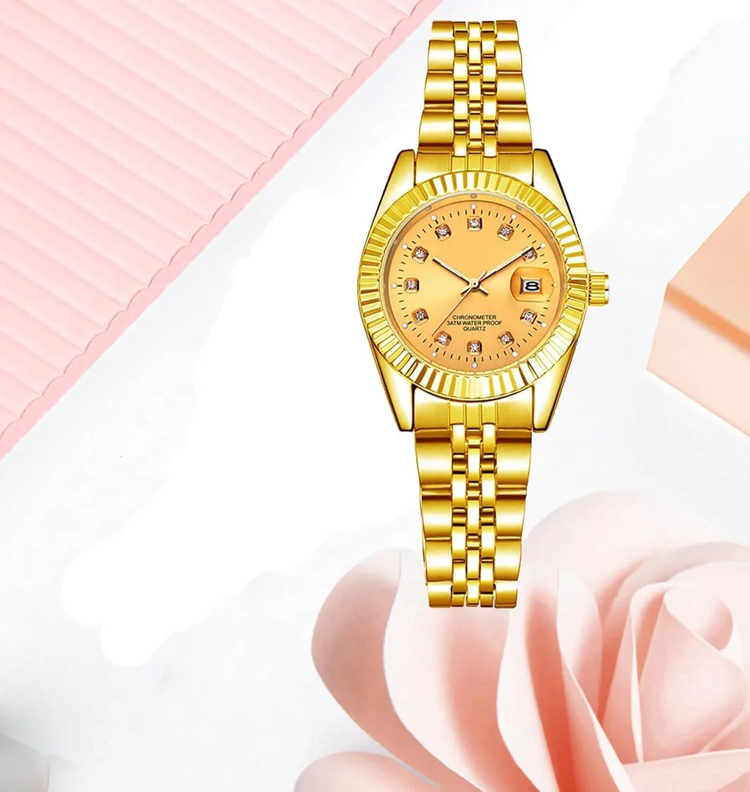 Stainless Steel Waterproof reap Quartz Analog Watch Fashion Ladies Wrist Watches Women Watch Classic Silver 