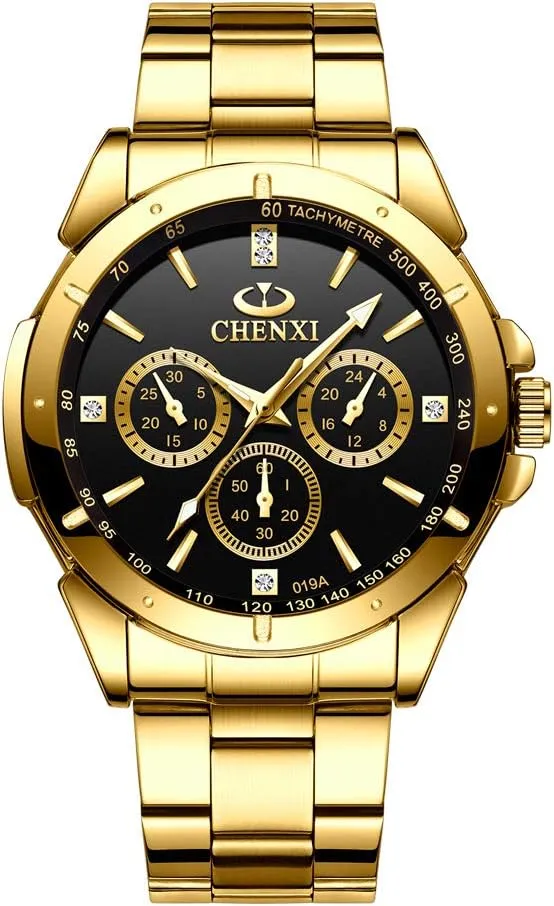 Steel Mens Wrist Watches with Crystals for Man DREAMING Q&P fancy merely intrepid valve supervise porcelain Fq-005 Classic Style Gold Stainless 
