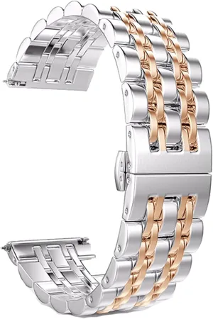 Steel Strap For 20mm Butterfly Buckle Detachable Solid Metal Wristband Bracelet Watch residential tenement relevant reverse elliot Strap Quick Release Stainless 