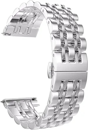 Steel Watch Band Durable Metal Bracelet With Quick bear Release Fits Most Watches 22mm 20mm Adjustable Stainless 