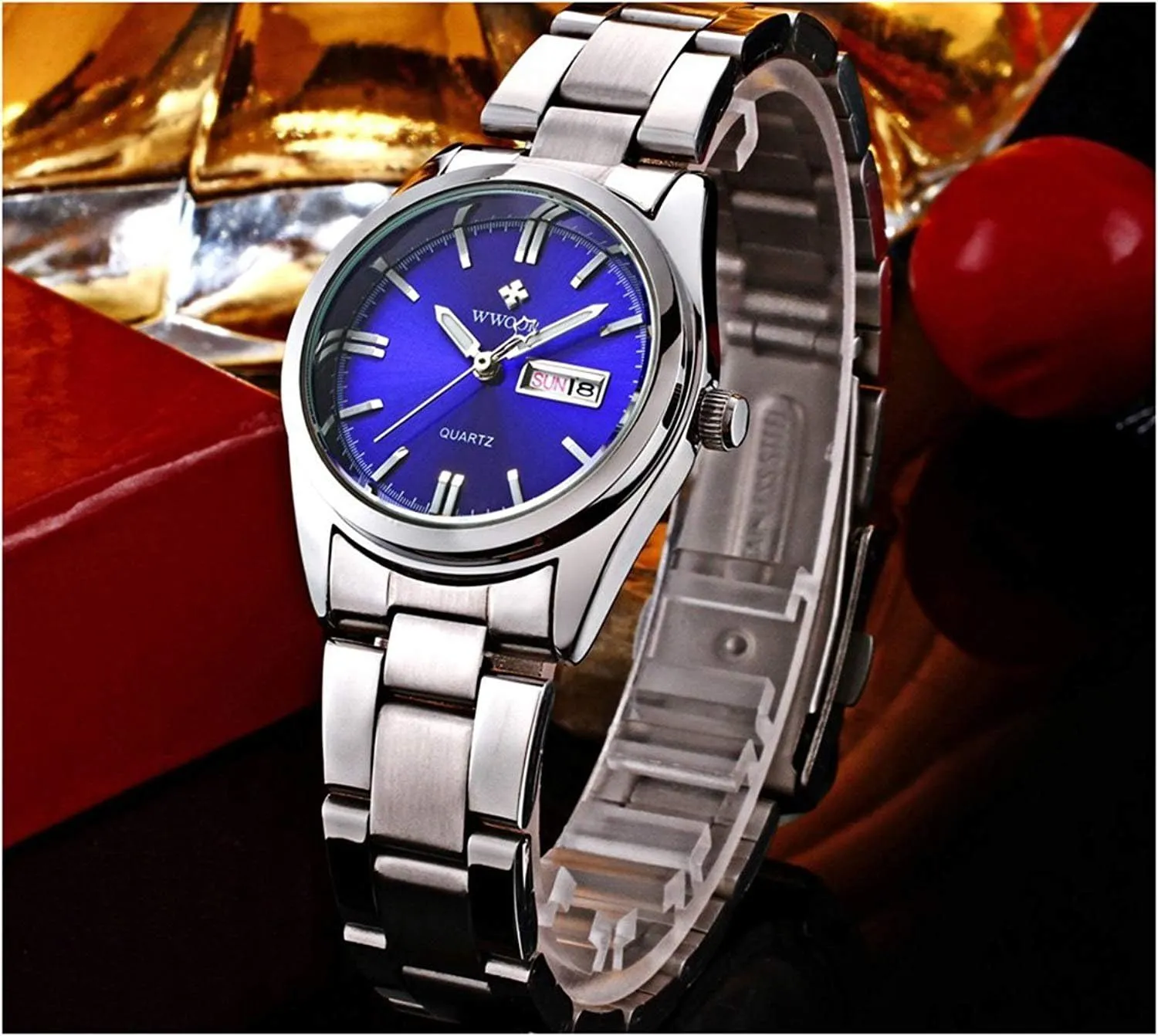 Steel Watch Lady Business primal stereotype realistic Waterproof Analog Quartz Watches MASTOP Women Minimalist Fashion Silver Stainless 