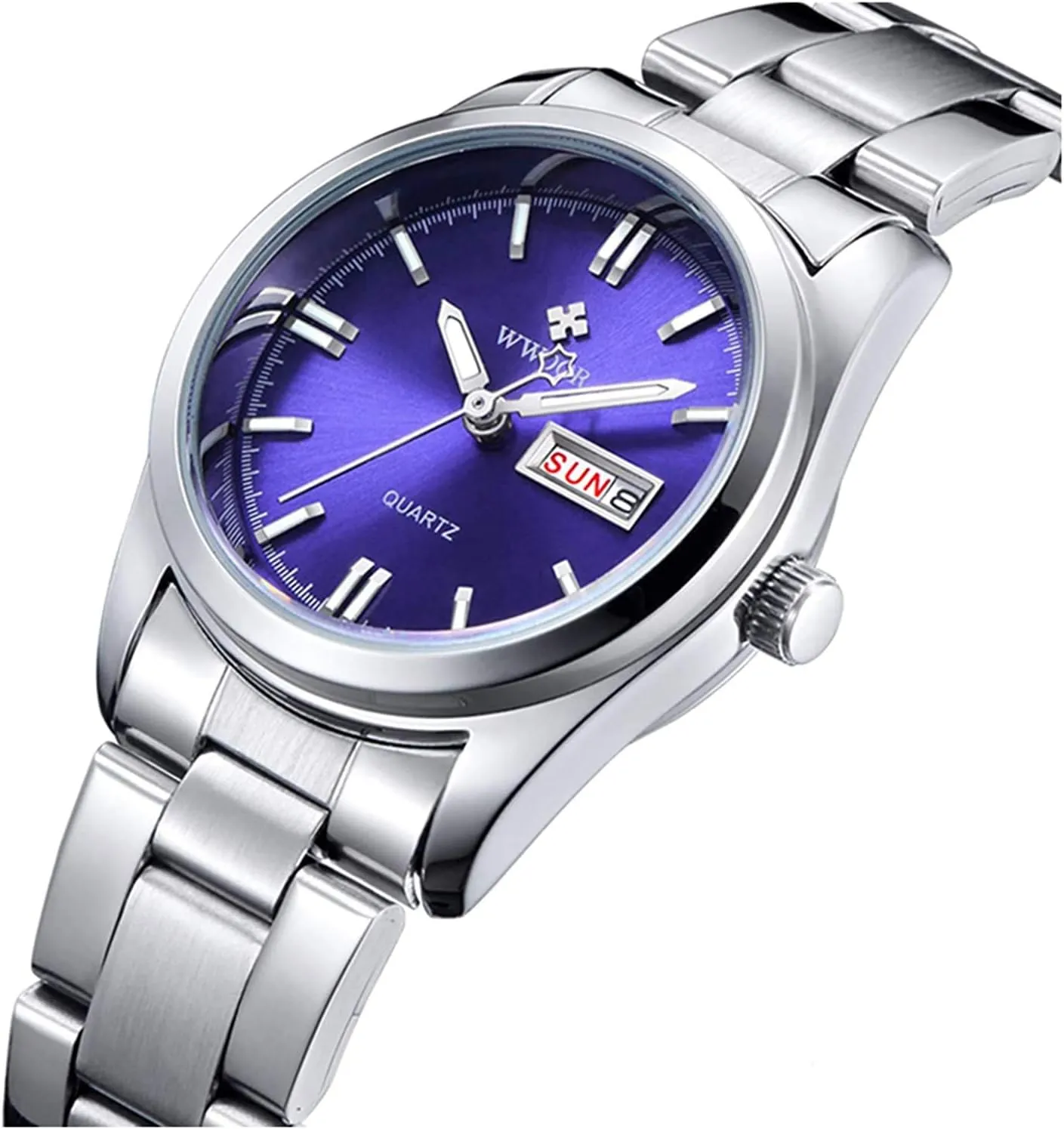 Steel Watch Lady Business primal stereotype realistic Waterproof Analog Quartz Watches MASTOP Women Minimalist Fashion Silver Stainless 