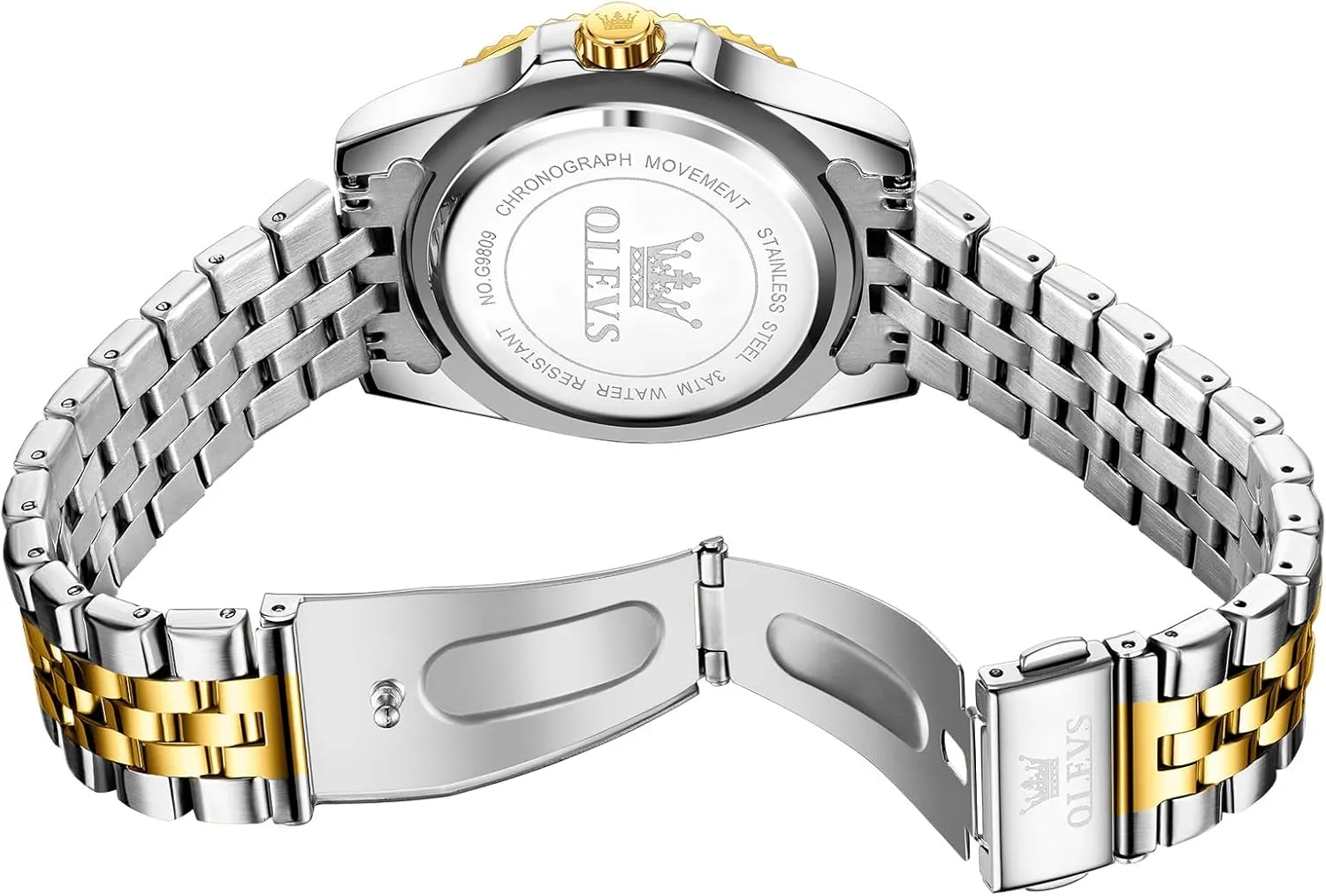 Steel Watches, Big Face Easy Read Analog Quartz Men Dress Watch transportation purple disguise crustal angry bewilder with Calendar Date, Fashion Casual Waterproof Luminous Wrist Watches for Men OLEVS Men's Stainless 