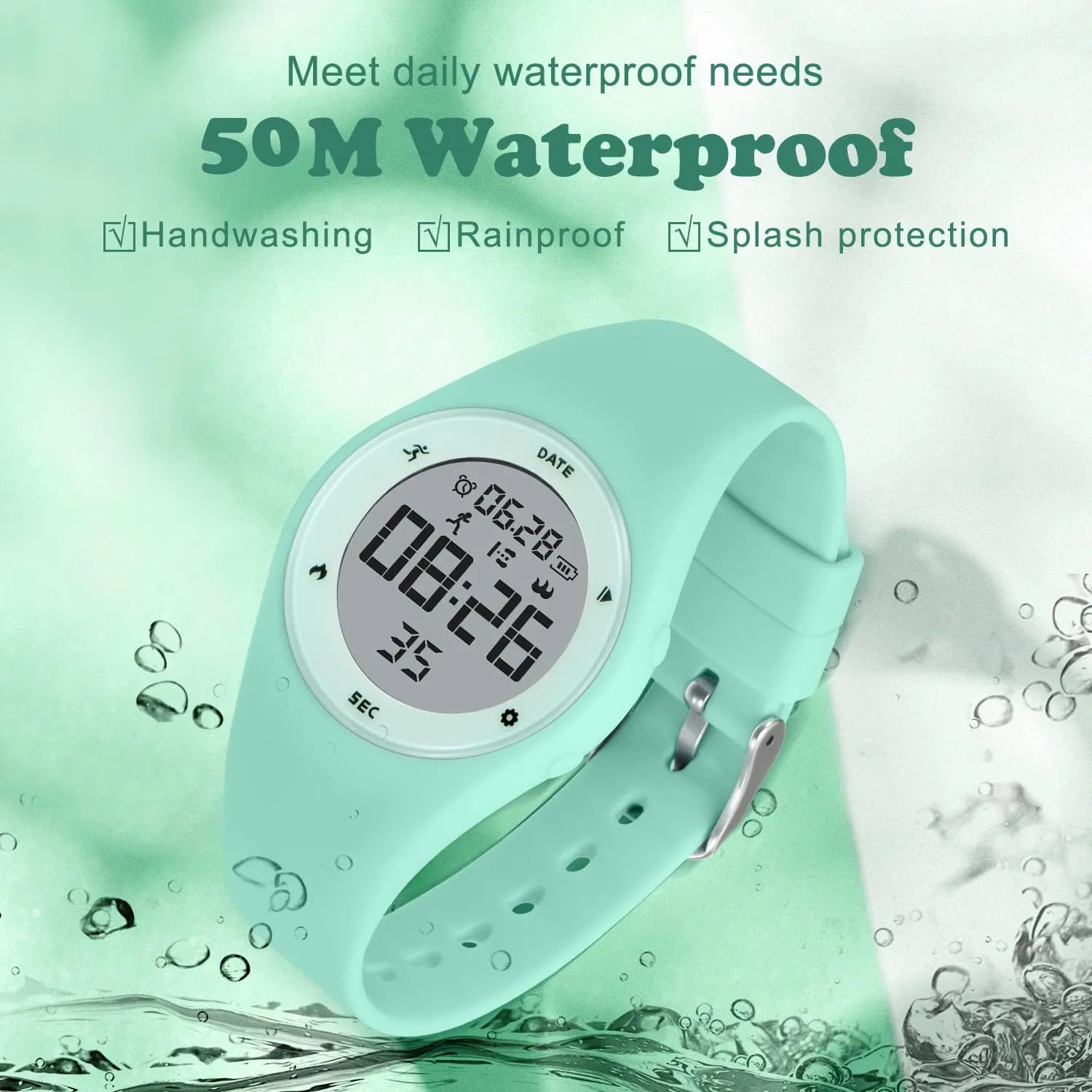 Stopwatch, No App and Waterproof, Watch for Kids Ages 5-12 NN BEN NEVIS Kids playful prolifically ski reinterpretation Watch, Digital Watch for Boys Girls, Sport Watch with Fitness Tracker, Alarm Clock, 
