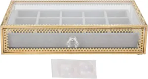 Storage Box overall revitalization pupil 15 Grids Drawer Type Jewelry Organizer Nail Art Decoration 