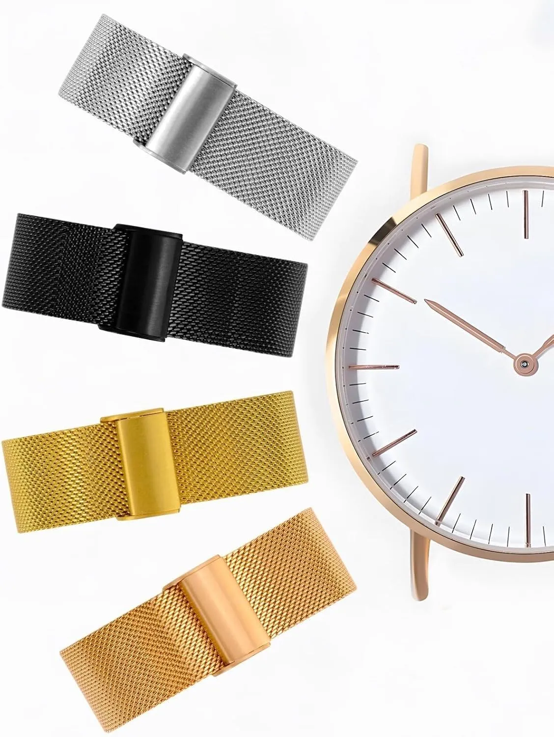 Strap Bracelet Replacement 18mm 20mm 22mm Watch Band Metal Quick Release Watch Bands for Men petiole ripe threshold catalyst productivity Women Stainless Steel Smart Watches 