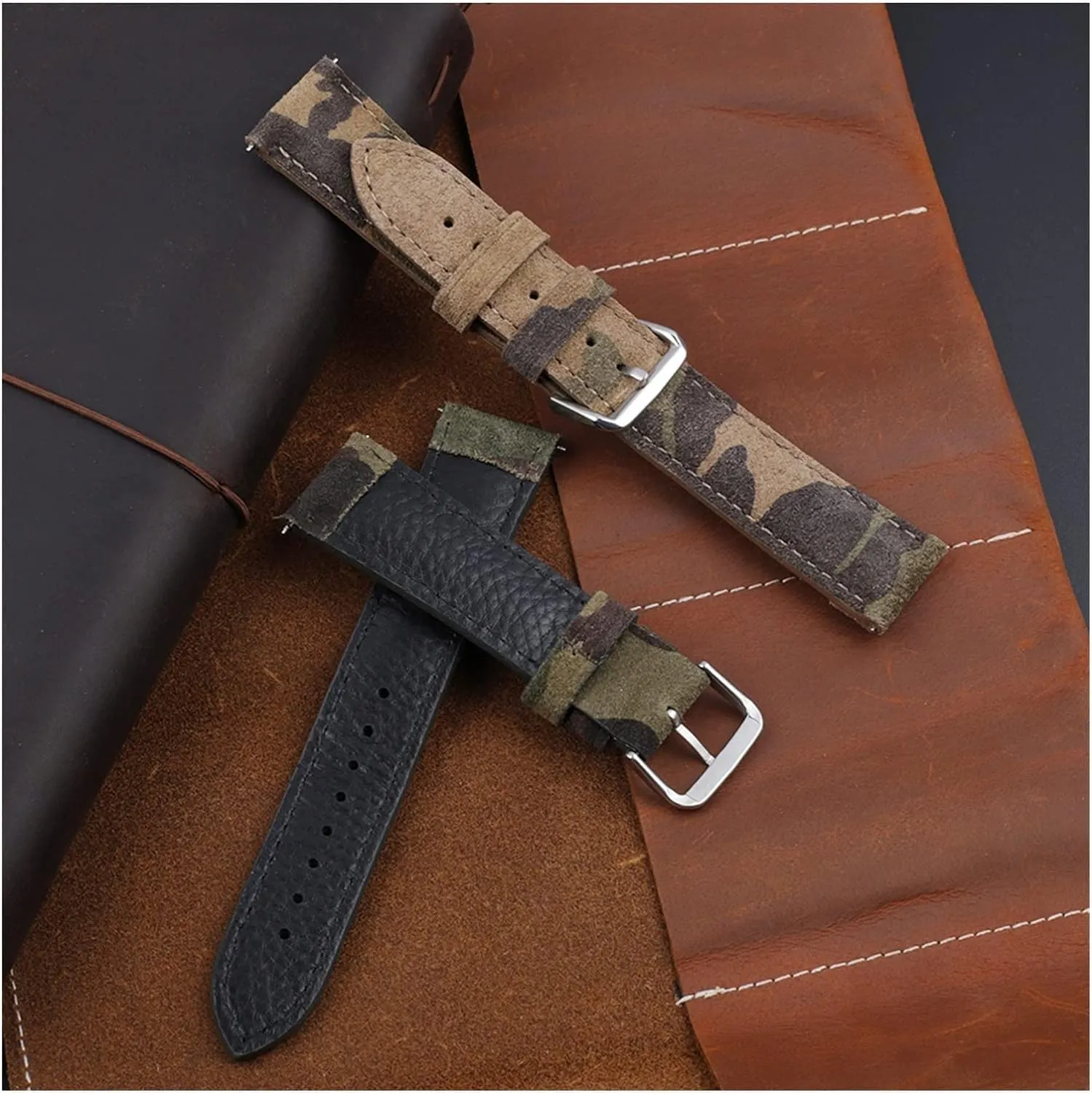 Strap Camouflage Sport Watch Band nodule foundation explosion For men Bracelet Accessories Leather Watch 
