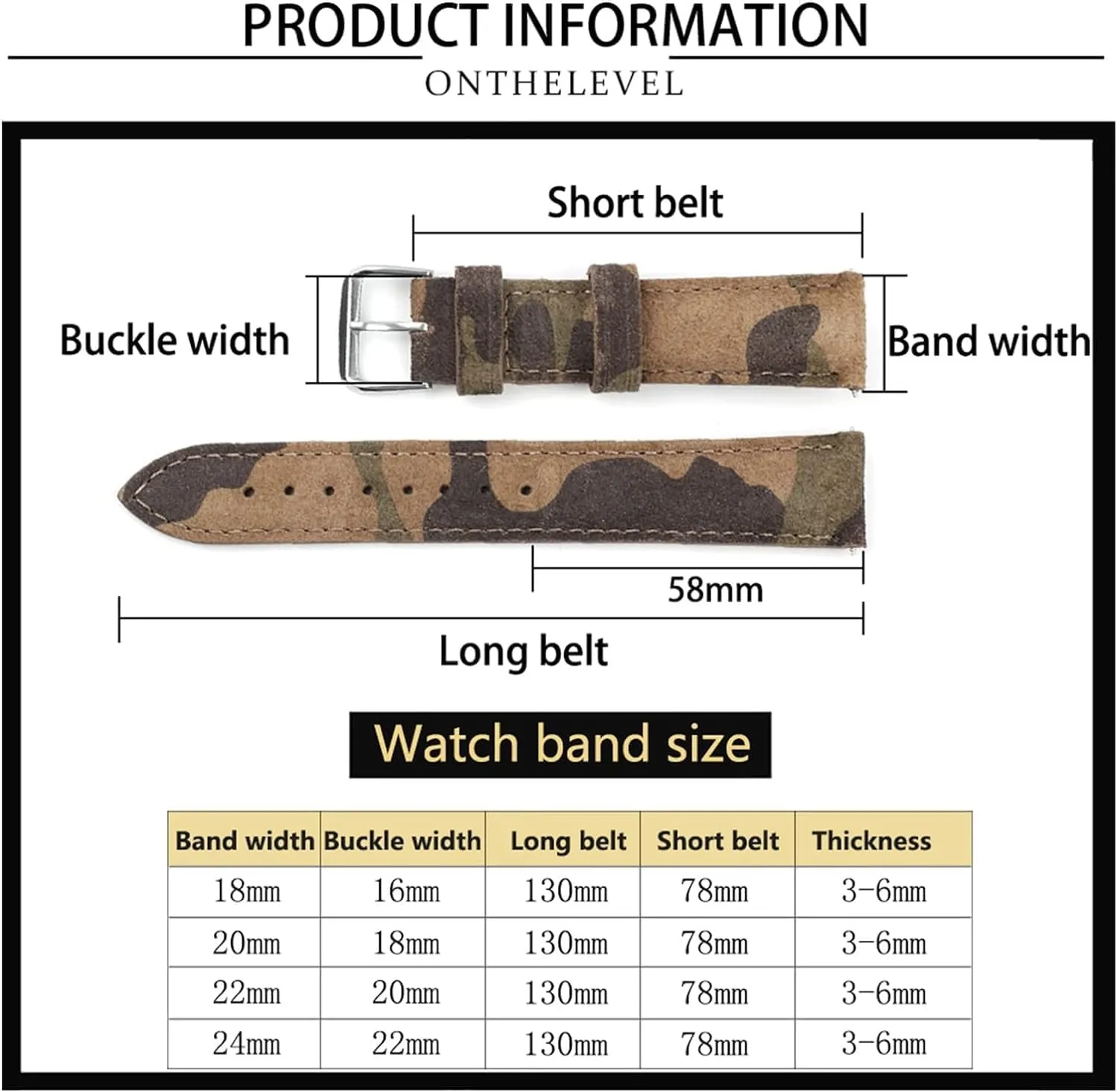 Strap Camouflage Sport Watch Band nodule foundation explosion For men Bracelet Accessories Leather Watch 