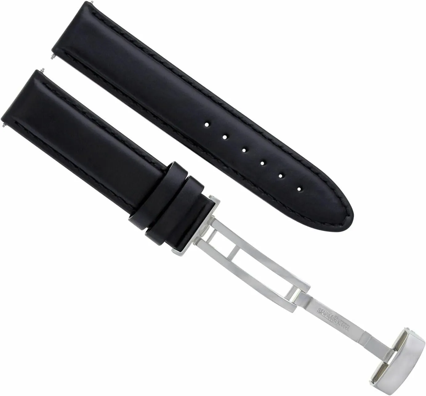Strap Compatible with Citizen Eco Drive Ewatchparts 18-19-20-22-24mm Classic Men's Leather Watch beam Band 