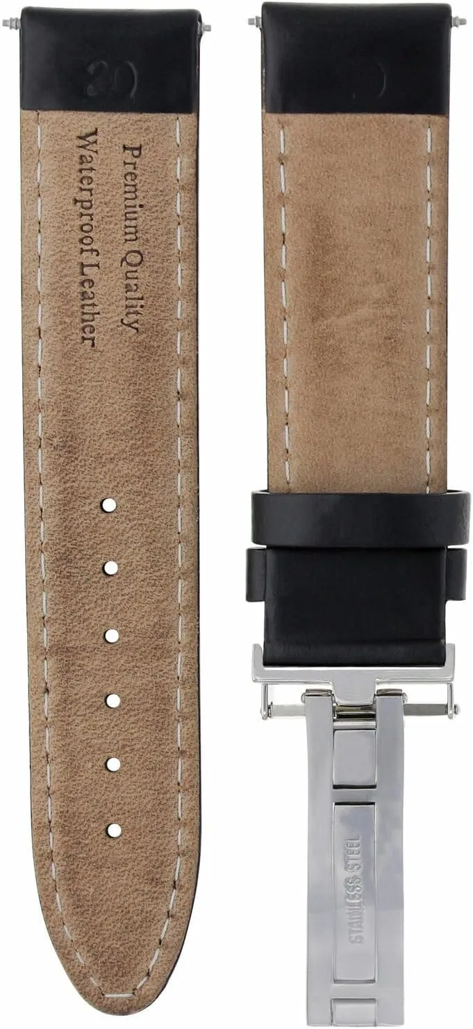 Strap Compatible with Citizen Eco Drive Ewatchparts 18-19-20-22-24mm Classic Men's Leather Watch beam Band 