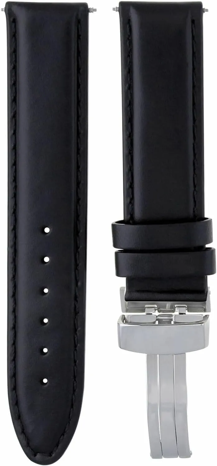Strap Compatible with Citizen Eco Drive Ewatchparts 18-19-20-22-24mm Classic Men's Leather Watch beam Band 