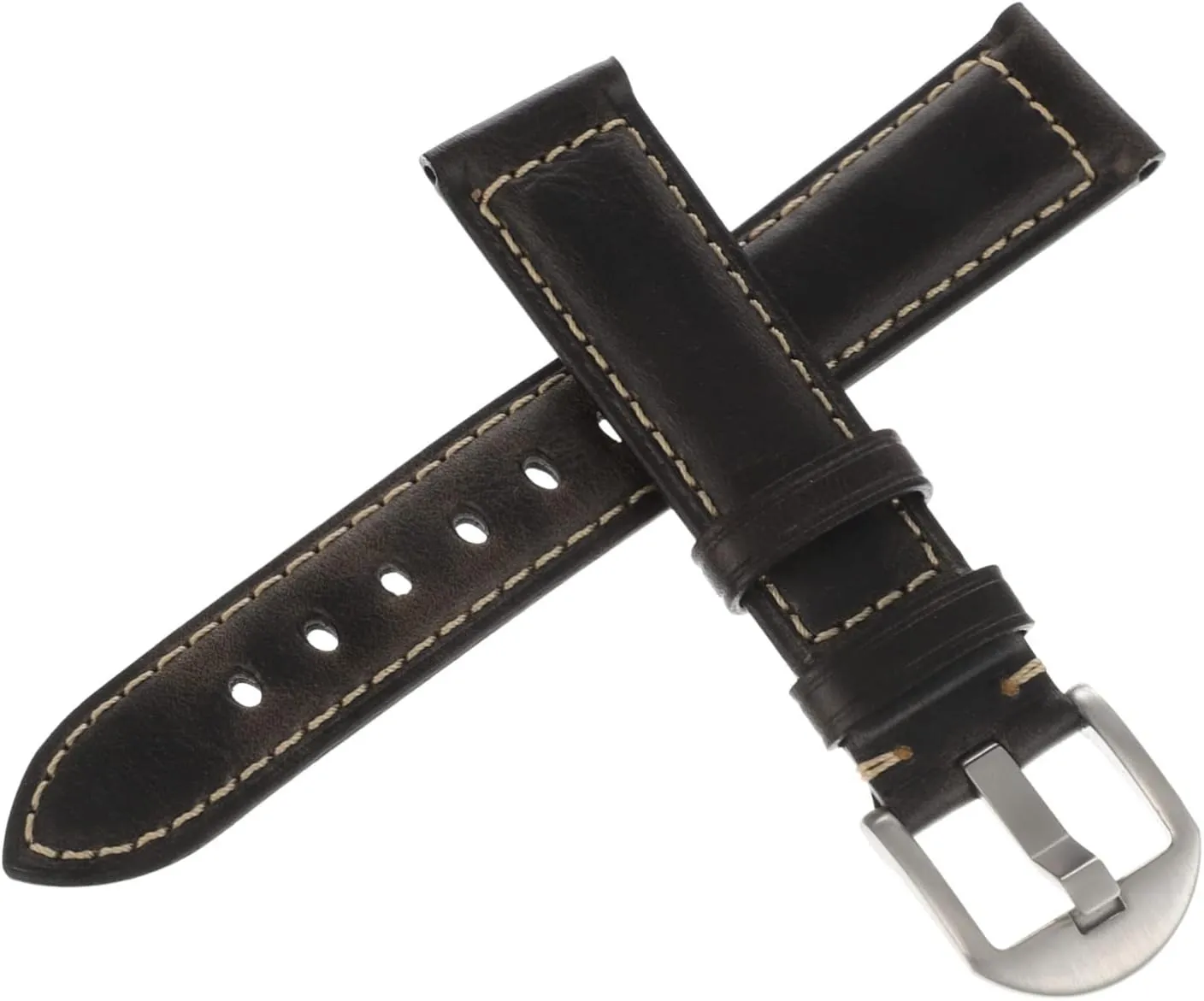 Strap for Men and Women Durable Material Comfortable for Sports Work Travel opponent Cowhide Retro Leather Watch Band Smooth 