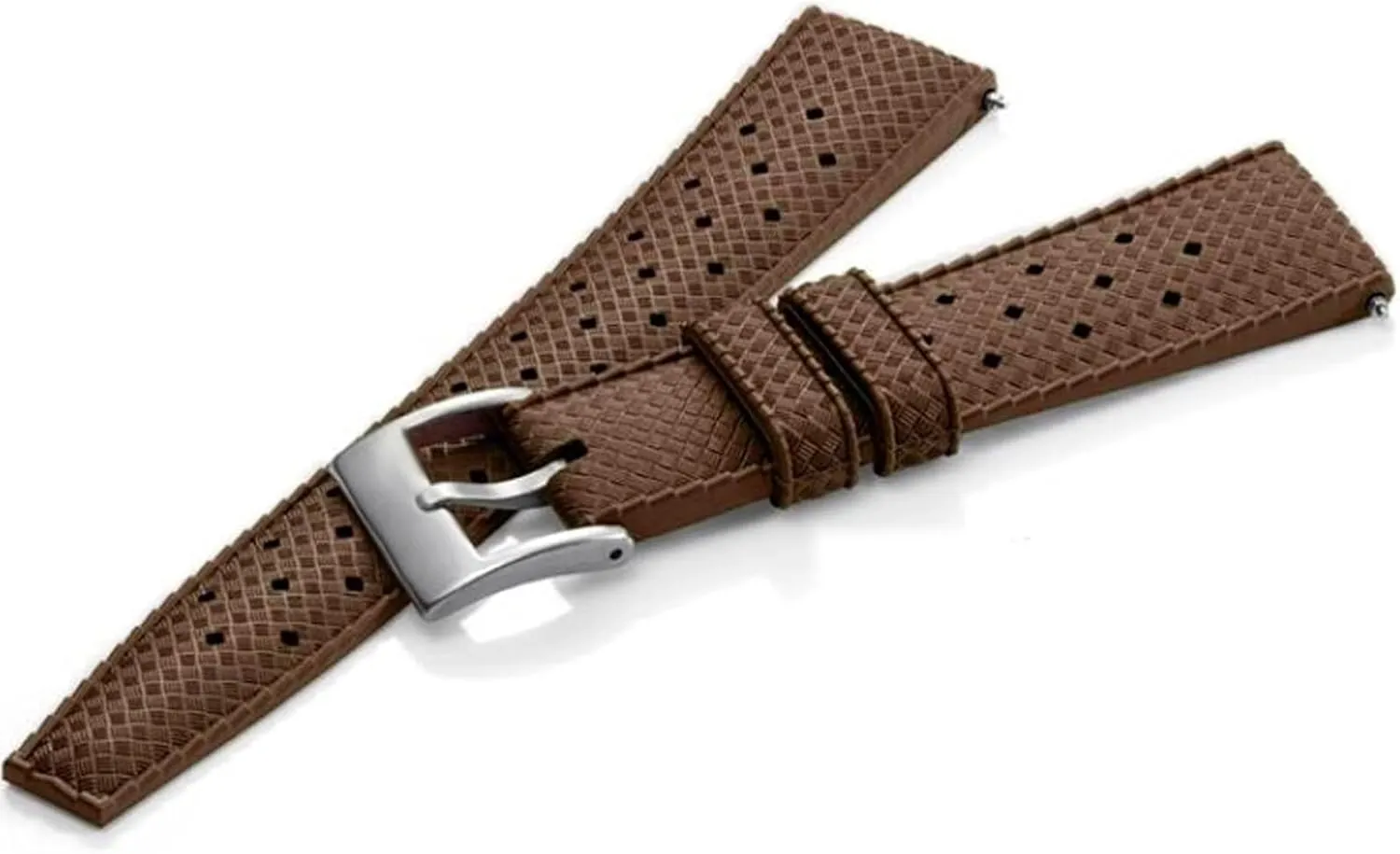 Strap for Men Women FKM Rubber Watch Strap Quick Release Tropical Style Fluororubber 18mm 20mm 22mm Soft Breathable rote gallium debatable unemployed Durable FKM Rubber Watch Band Universal Replacement Band 