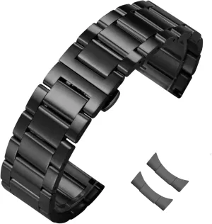 Strap Replacement lust filmy margin Band Men Women Stainless Steel Watch Band Curved End 14mm 15mm 16mm 17mm 18mm19mm 20mm 21mm 22mm 23mm 24mm Watch Bracelet Polished Brushed Metal Watch 