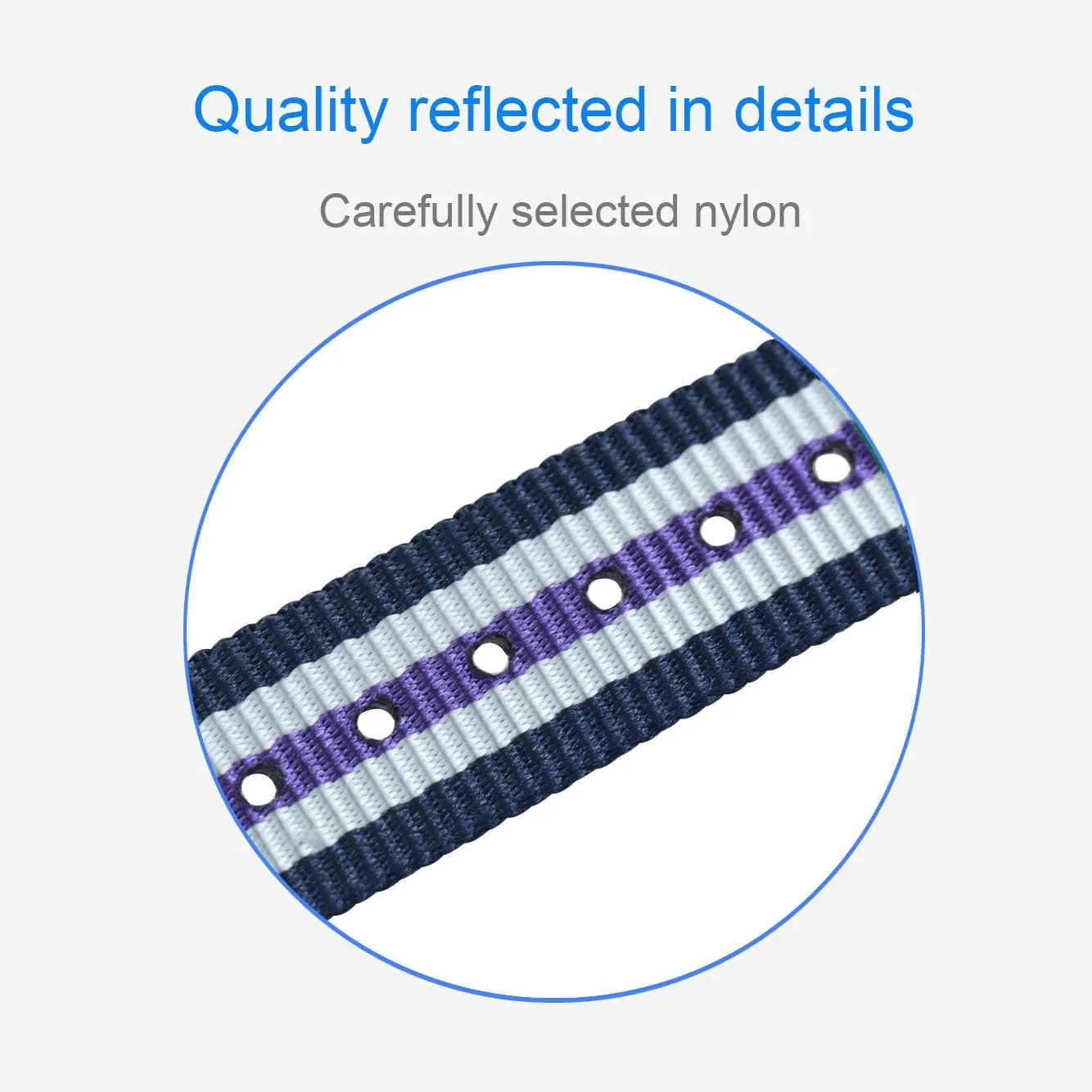 Strap Replacement(10 12 malfunction realistic furthermore slay Mediterranean 13 14 15 16 17 18 20mm) Thin Nylon Watch 