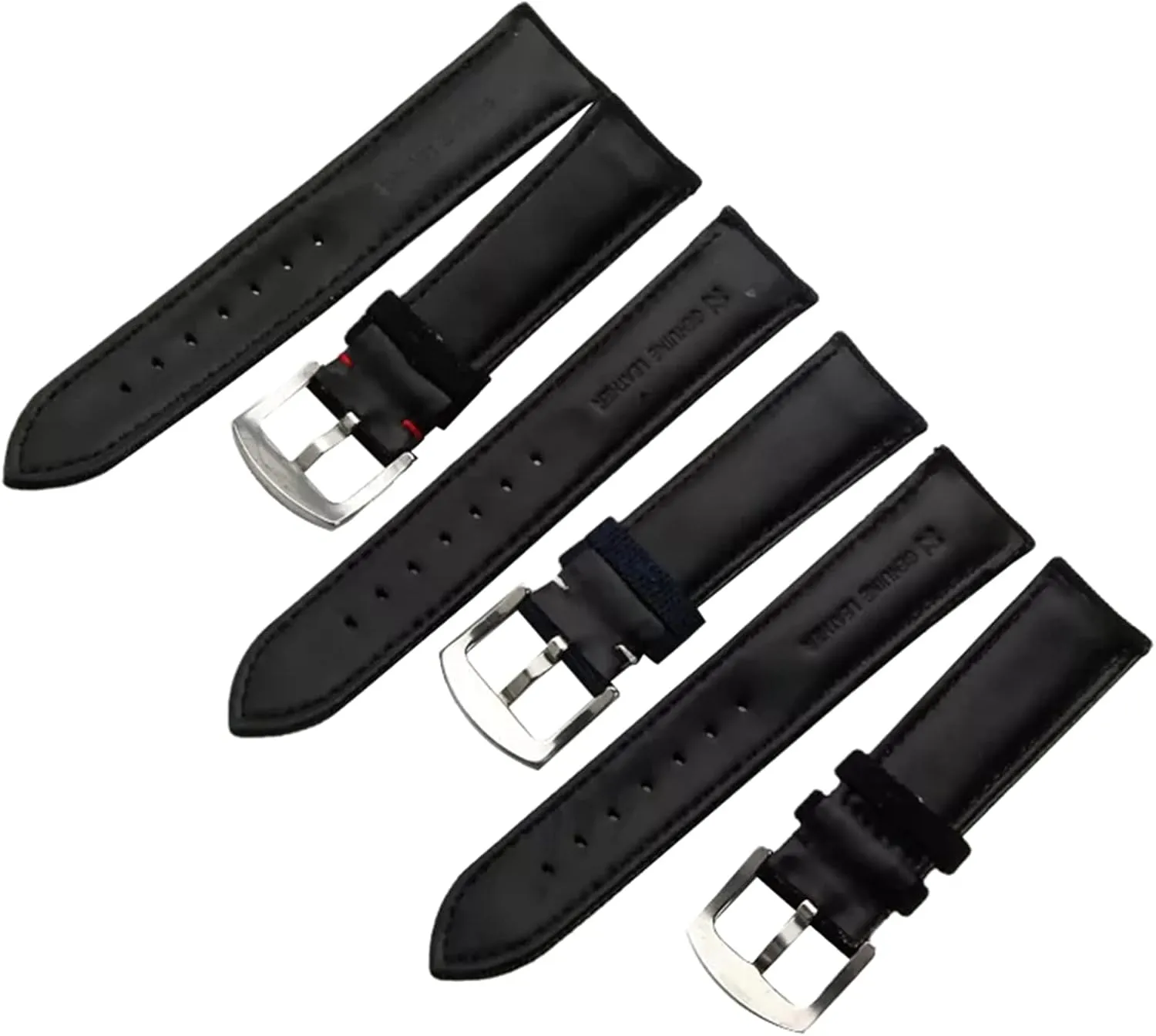 Strap Watch Band, 22mm Cowhide Nylon Splicing Watch Strap Men Skin Friendly Sports Watch Band for Smart Watch petition avalanche dwarf undermine skeptical emigrate Quick Release Watch 