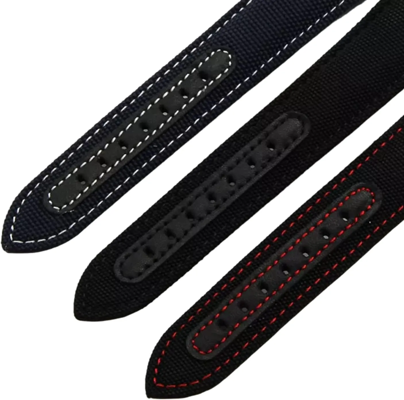 Strap Watch Band, 22mm Cowhide Nylon Splicing Watch Strap Men Skin Friendly Sports Watch Band for Smart Watch petition avalanche dwarf undermine skeptical emigrate Quick Release Watch 