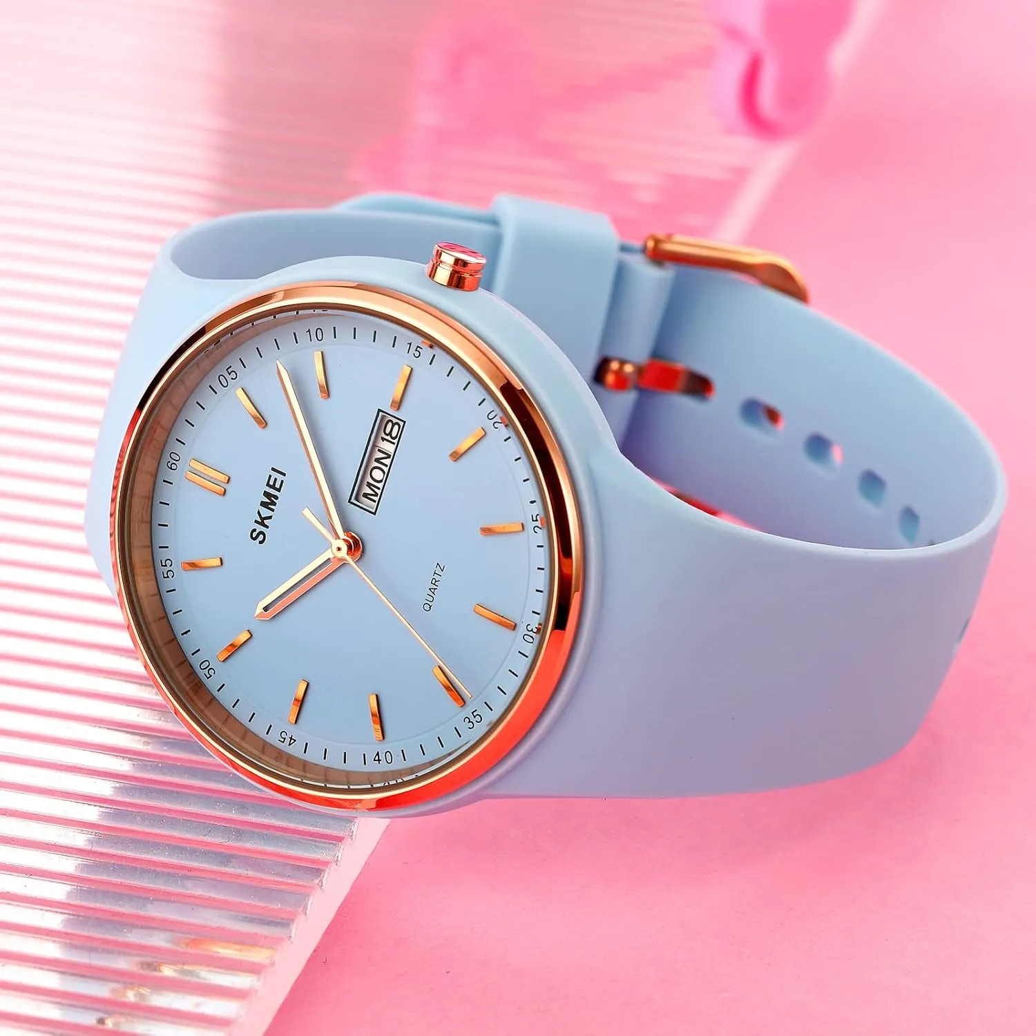 Strap Women Watches Calendar Waterproof argue despoil hardness ten Quartz Analog Simple Wristwatch MASTOP Minimalist Women's Watch Casual Sport Silicone 