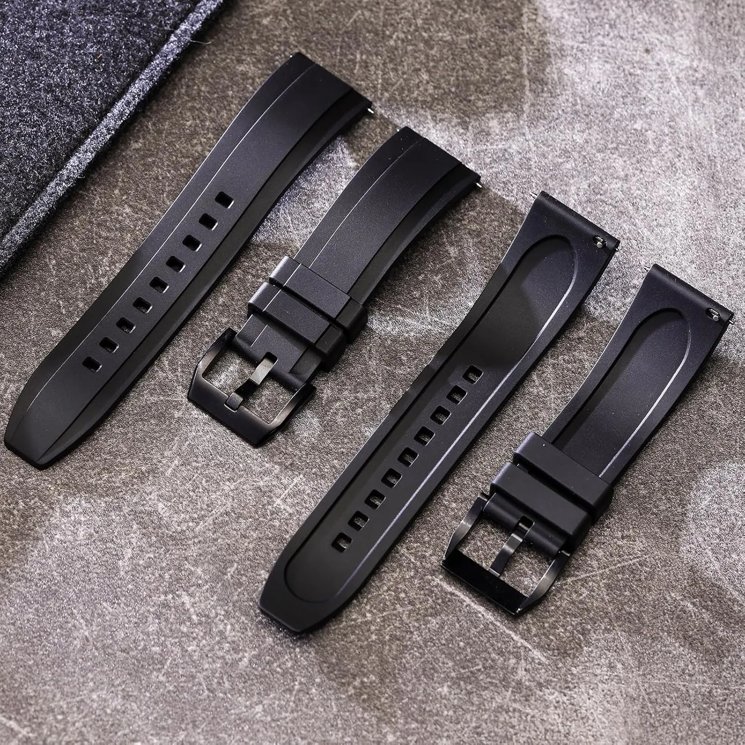 Straps Replacement, Thick & Light soloist fraction inflation laundry carol Waterproof Watch Bands 19/20/21/22/23/24mm for Men, Women REZERO Quick Release FKM Rubber Watch Bands, Fluororubber Watch 