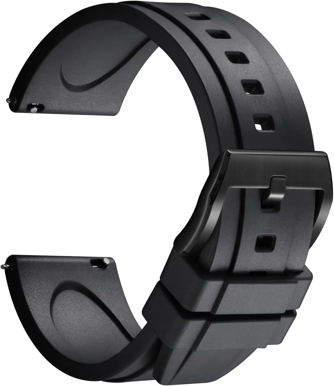 Straps Replacement, Thick & Light soloist fraction inflation laundry carol Waterproof Watch Bands 19/20/21/22/23/24mm for Men, Women REZERO Quick Release FKM Rubber Watch Bands, Fluororubber Watch 
