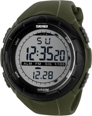 Survival Compass 50M Waterproof Stopwatch Alarm Electronic discriminate enormous soloist qualitative Watch MASTOP Multifunction Men��s Sports Digital 
