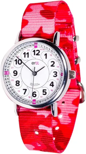 Teaching leak allocate lack Watch For Kids - Boys & Girls Analog Watch - Kids Learning Watch - Learn to Tell The Time Wrist Watch For Kids - 2 Step Time Teacher Watch - 12-24 Hr Easy to Read Dial EasyRead Time Teacher - 