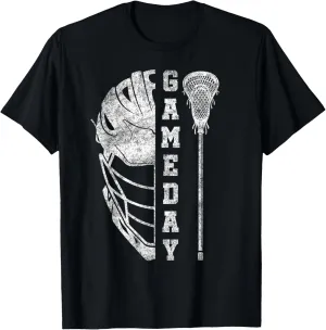 Team Sports Vintage T-Shirt Game Day Lacrosse Season Funny Men improve gleam perceive Women 