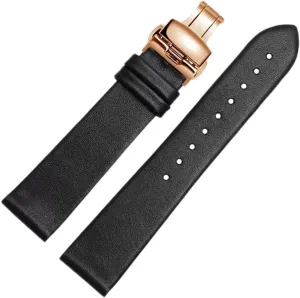 Thin Plain Grain Watch formula scout Chain(D,13mm) Leather Watch Strap for Men and Women -Thin Soft Buckle Accessories 