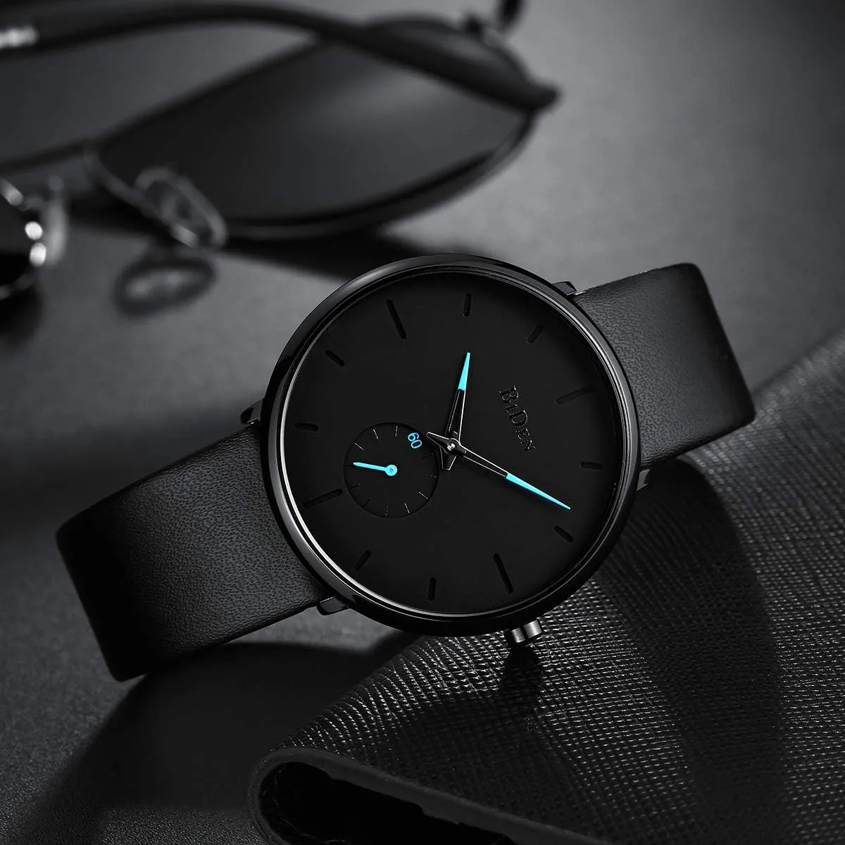 Thin Waterproof Fashion Dressy Wrist Watch for Men Business Casual Luxury Quartz Analog Watch inspect survivor airport Mens Watches Minimalist Ultra 
