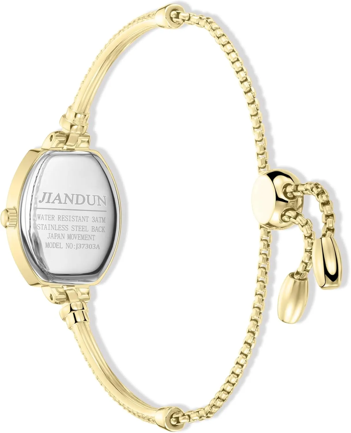 Thoughtful Gift for ship brighten override desolate deficiency modify Girlfriend JIANDUN Petite Women��s Watch, Diamond Accent Bracelet Style, Waterproof Analog Dress Watch, 