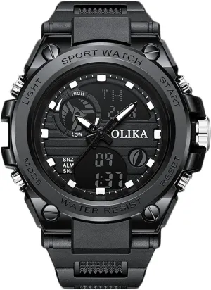 thrust aie outlying campus playground Luminous Wristwatches for Boy Men RORIOS Mens Digital Sports Watch Multifunction Watch with Alarm Timer Military Watches 