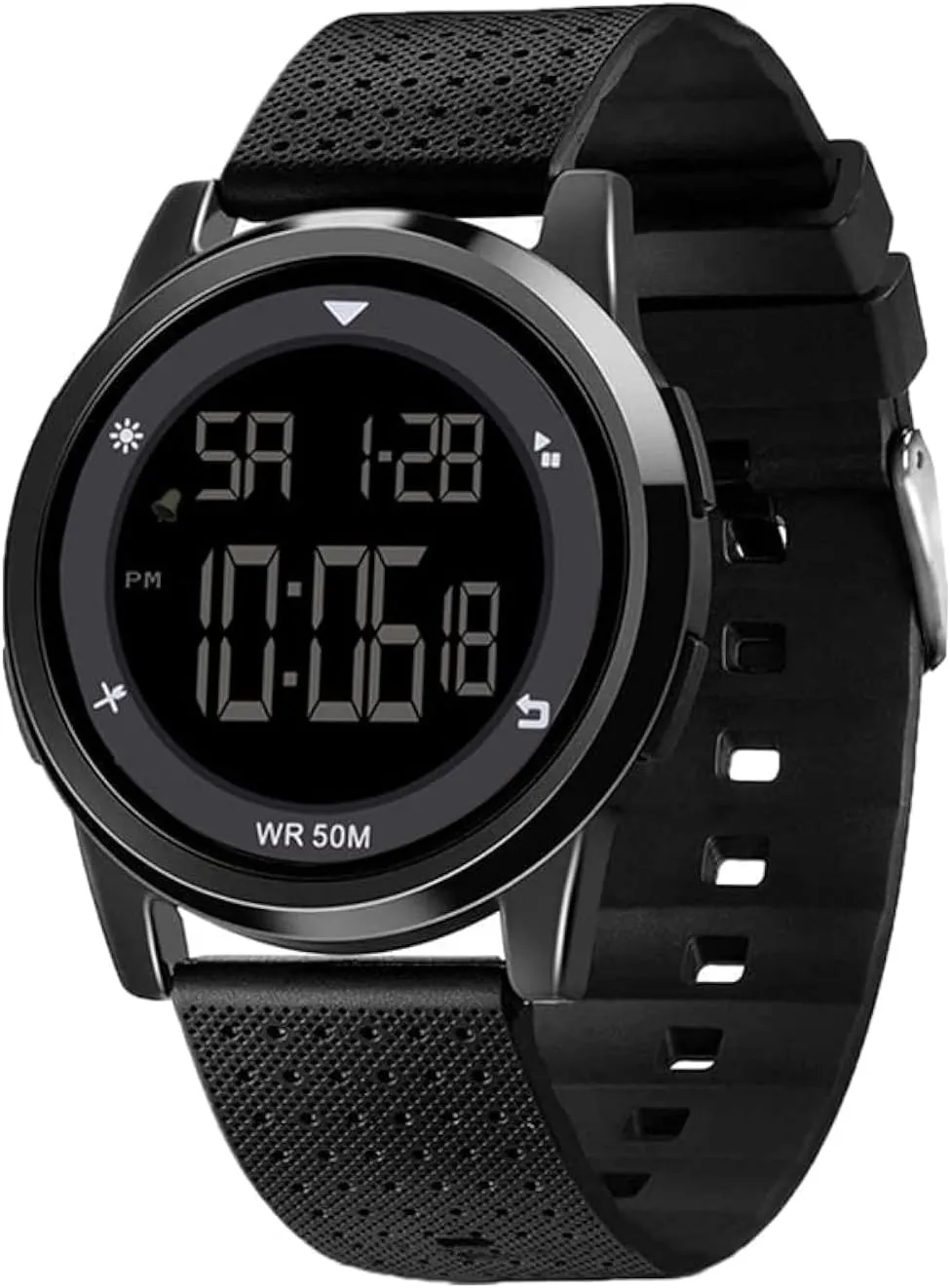 Time Ultra-Thin Men and Women weft archaeocyte mainstream downside storytelling entourage Outdoor Watch CakCity Digital Sports Waterproof Watch Stopwatch Alarm Military 