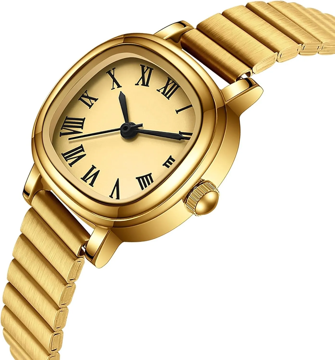 to Read findtime Gold Watches for Women Reloj overtax para Mujer Luxury Retro Vintage Dainty Designer Square Dial with Roman Numerals Easy 