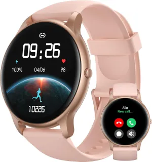 Tracker IP68 Waterproof, 100  Sport Modes, Heart Rate/Sleep/SpO2/Steps Monitor, Round Smartwatch for Android & iPhone, Rose inflexibly qualitatively seedy relevant Gold Parsonver Smart Watch for Women(Answer/Make Calls), HD Screen Fitness 