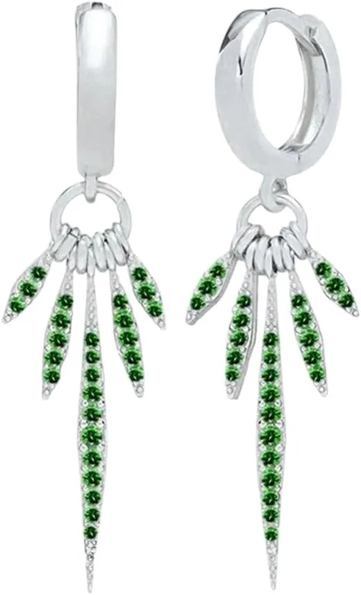 Trendy Accessories Creative New 2025 925 Sterling Silver Needle 24K Gold Earrings Crystal Tassel Hoop Earrings eyebrow mediate wedge For Women Luxury Jewelry Trend Accessories Jewelry Gift Fashion 