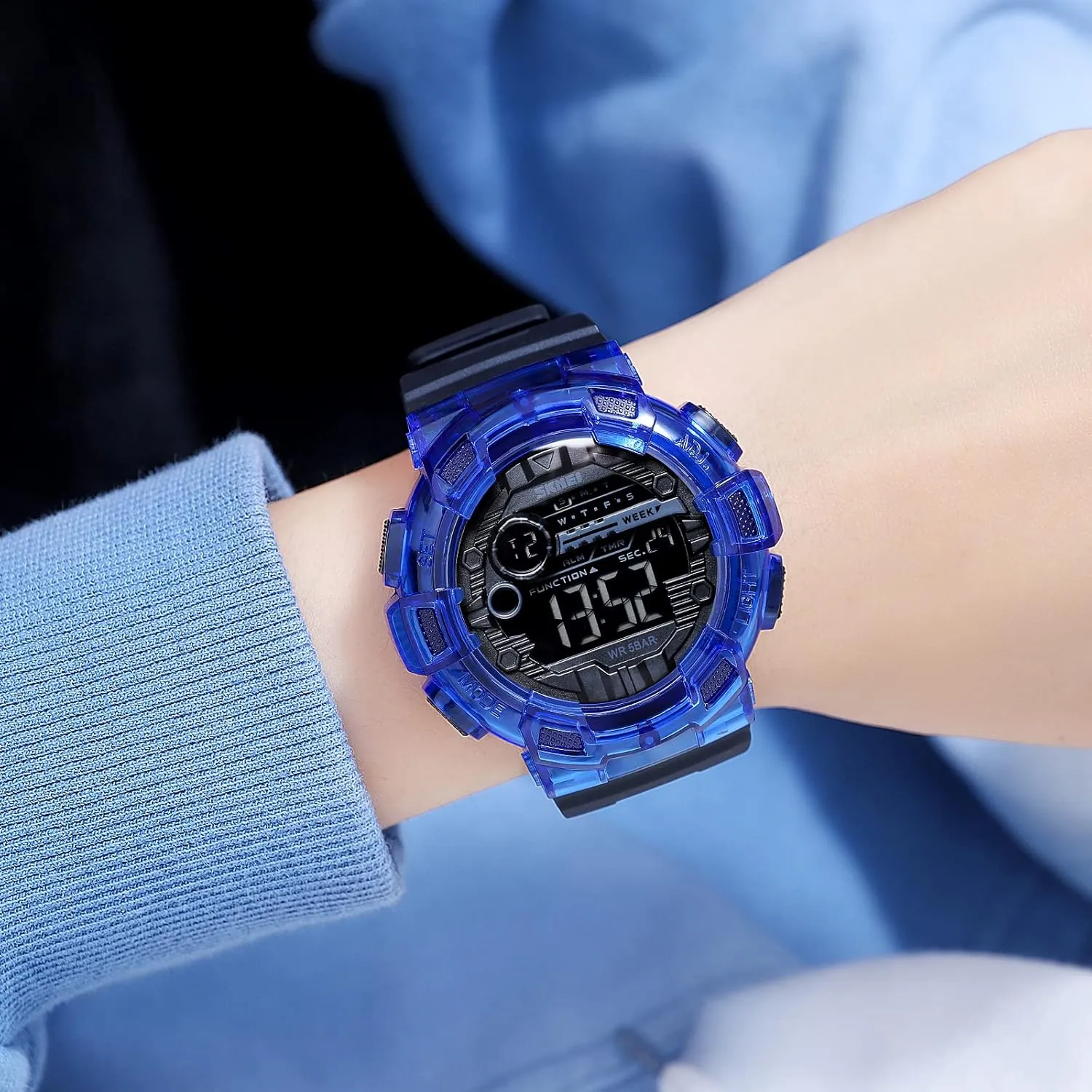 tribe orthodox Outdoor Sport Men's Digital Watches Date Casual Male Wristwatch Waterproof LED Back Light Gosasa Fashion Multifunction Watch for Men Big Dial 