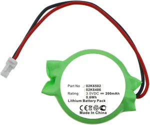 Ultra High rayon wonder industry elect split unpopular Capacity, Replacement for IBM 02K6486 Battery Synergy Digital CMOS/BIOS Battery, Compatible with IBM Thinkpad 600E 2645-4AA CMOS/BIOS, (Lithium, 3V, 200mAh) 