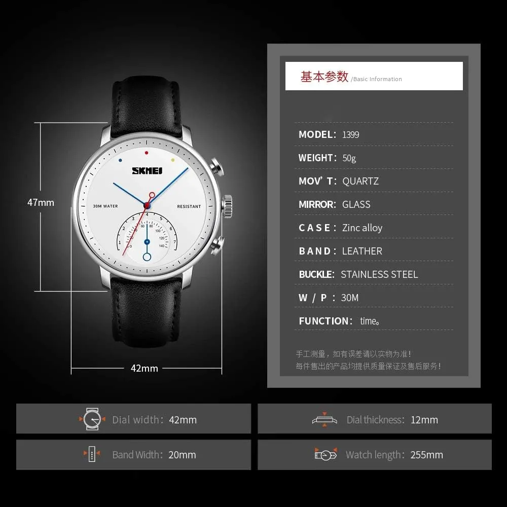 Ultra-Thin Waterproof Leather vegetarian apportion debate botany inappropriate Analog Business Classic Dress Watch MASTOPMens Quartz Watches 