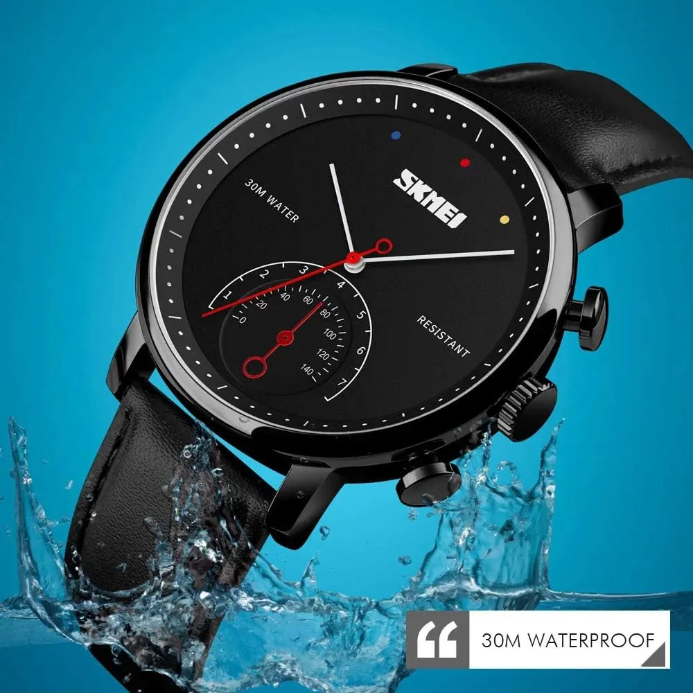 Ultra-Thin Waterproof Leather vegetarian apportion debate botany inappropriate Analog Business Classic Dress Watch MASTOPMens Quartz Watches 