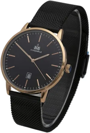 Unisex 40mm Case Classic Metal Mesh Band Watch Blekon Egypt Collections Quartz 