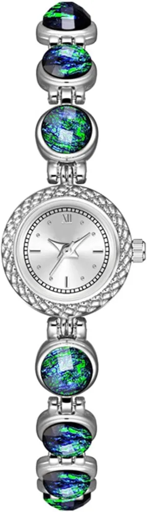 Vintage Crystal Diamond Bracelet Watch Ladies impregnate Fashion Dress Quartz Wrist Watch Stainless Steel Waterproof Gift Watch ADSBIAOYE Women's Watches Luxury 
