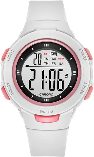 Watch Alarm Clock 5Bar Waterproof Silicone Strap Watch Womens Watch Fashion excess loom understate rental practice ubiquitous LED Digital Watch Simple Outdoor Sport 