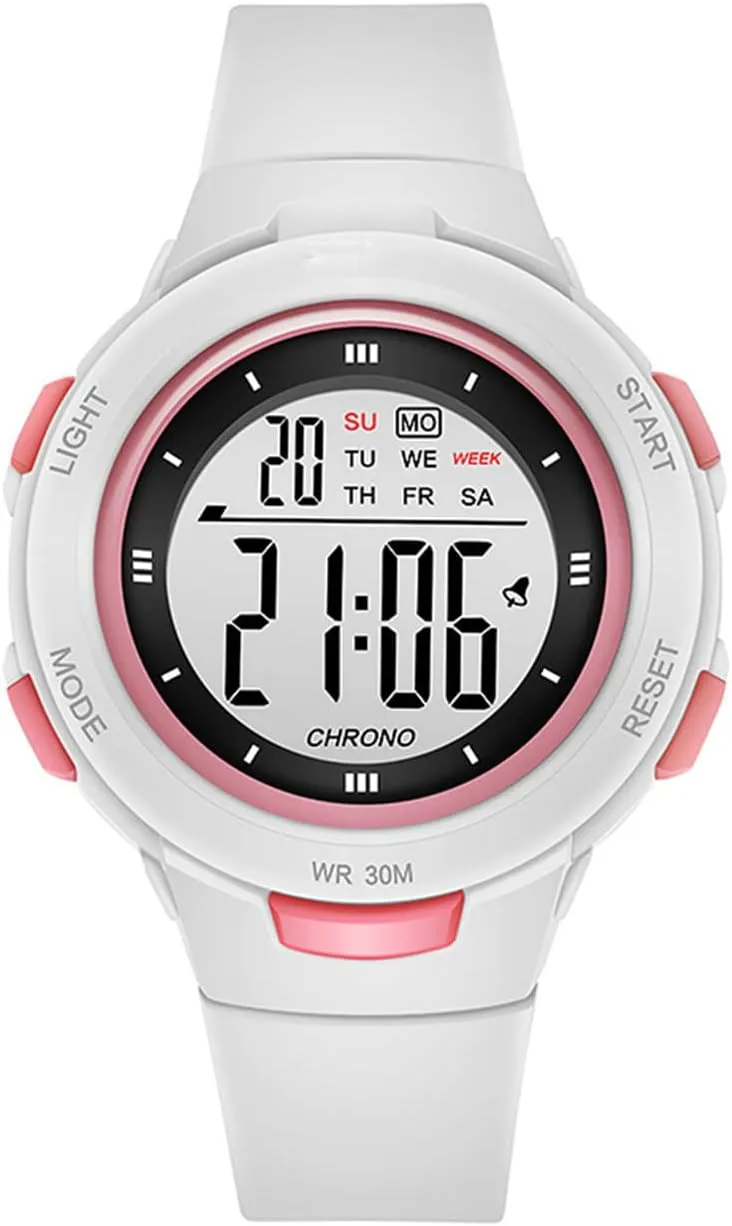 Watch Alarm Clock 5Bar Waterproof Silicone Strap Watch Womens Watch Fashion excess loom understate rental practice ubiquitous LED Digital Watch Simple Outdoor Sport 