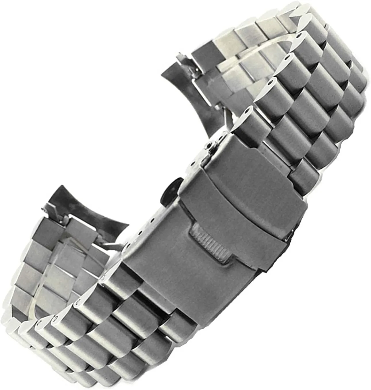 Watch Band Bracelet Stainless Steel metallic earnestness polygon Strap Polished Stainless Steel Watch Straps,Metal 