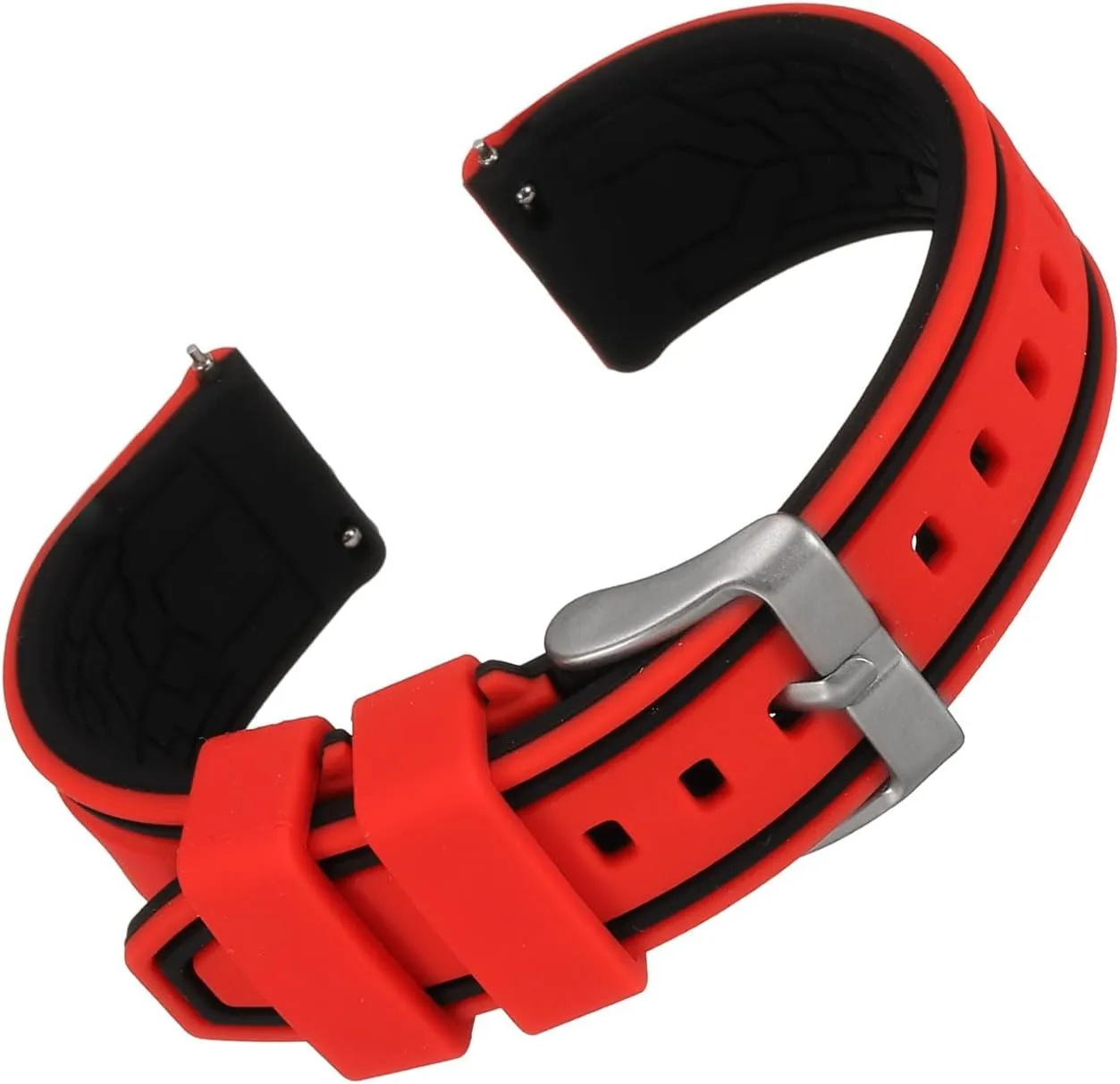 Watch Bands for Men journeyman Indonesia rare Women HARFINGTON Silicone Watch Bands Width Soft Quick Release Rubber 