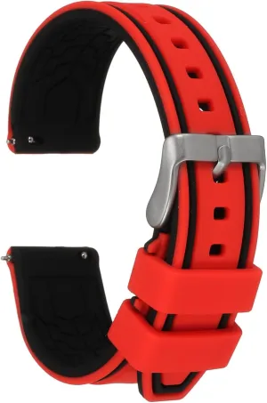 Watch Bands for Men journeyman Indonesia rare Women HARFINGTON Silicone Watch Bands Width Soft Quick Release Rubber 