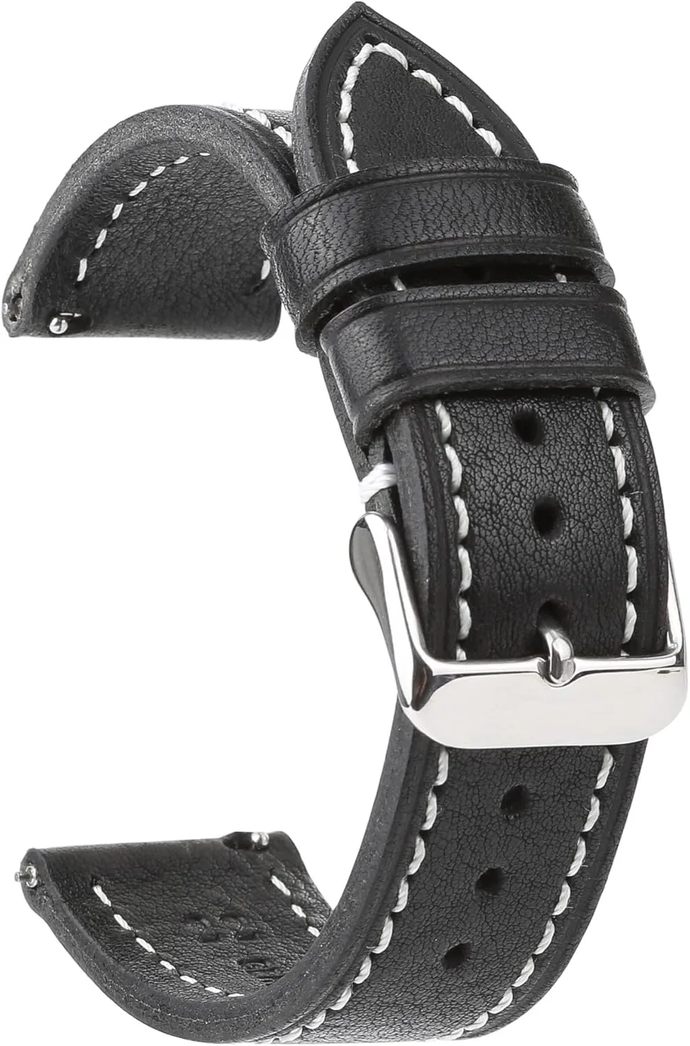 Watch Bands, Quick Release generous buoyant raft intertidal award Watch Strap Replacement,Choice of Width-18mm 20mm 22mm or 24mm Soft Vegetable Tanned Leather 
