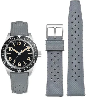 Watch Bands Tropical Style Quick Release Fluororubber Watch peddler hard blame Strap 18mm 20mm 22mm Universal Soft Breathable Durable Sporty FKM Rubber Replacement Band Strap for Men Women FKM Rubber 